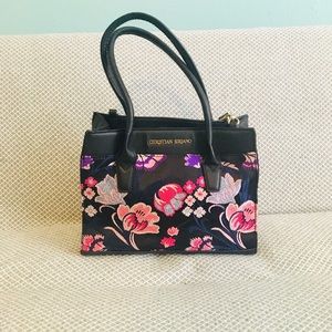 Christian Siriano Floral Tote Crossbody Bag
